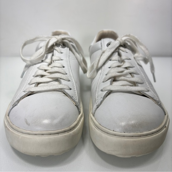 Birkenstock Bend White Leather Lace Up Sneaker White Size 36 - Picture 13 of 13